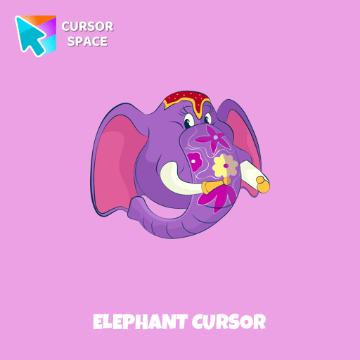 Elephant cursor pointer cursor
